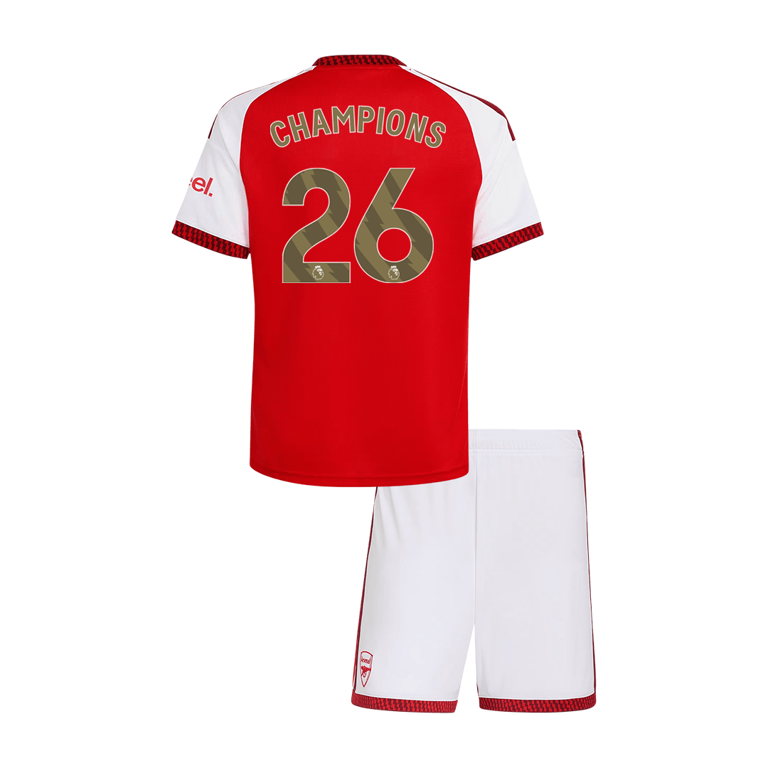 Arsenal 2026/27 Çocuk İç Saha Forma Seti CHAMPIONS #26