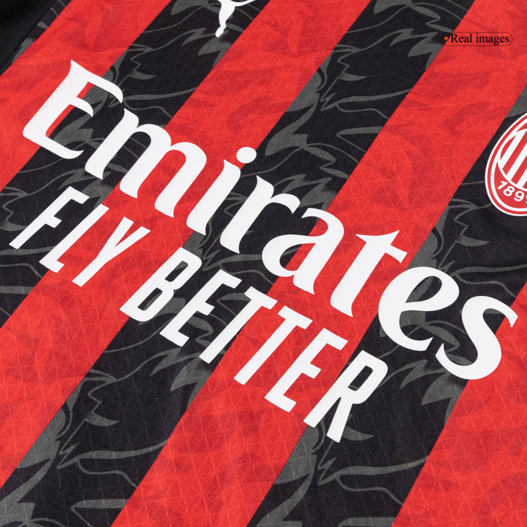 AC Milan 2025/26 İç Saha Forması - Oyuncu Versiyonu