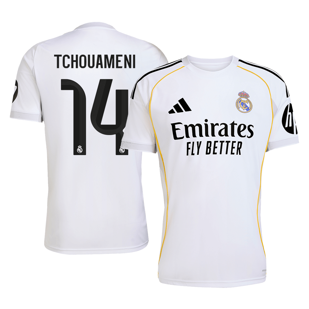 Real Madrid 2025/26 İç Saha Forması TCHOUAMENI #14 [PREMIUM]