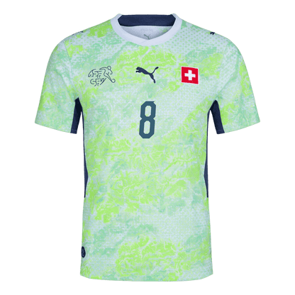 Switzerland 2026 Dünya Kupası Deplasman Forması REULER #8 - Oyuncu Versiyonu
