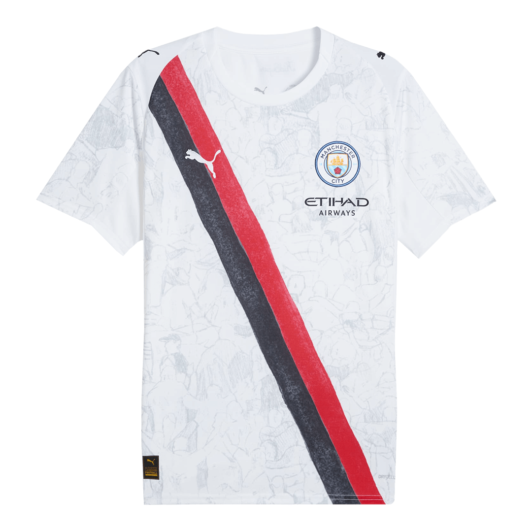 Manchester City 2025/26 Dünya Kupası KidSuper Forması RODRIGO #16 - Kulüpler Dünya Kupası