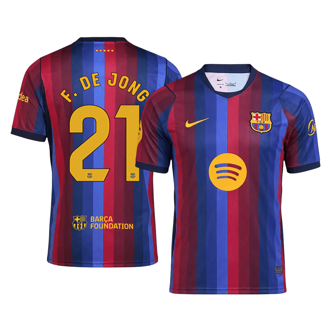 Barcelona 2026/27 İç Saha Forması F. DE JONG #21