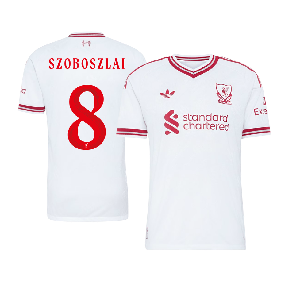 Liverpool 2026/27 Deplasman Forması SZOBOSZLAI #8 - UCL - Oyuncu Versiyonu