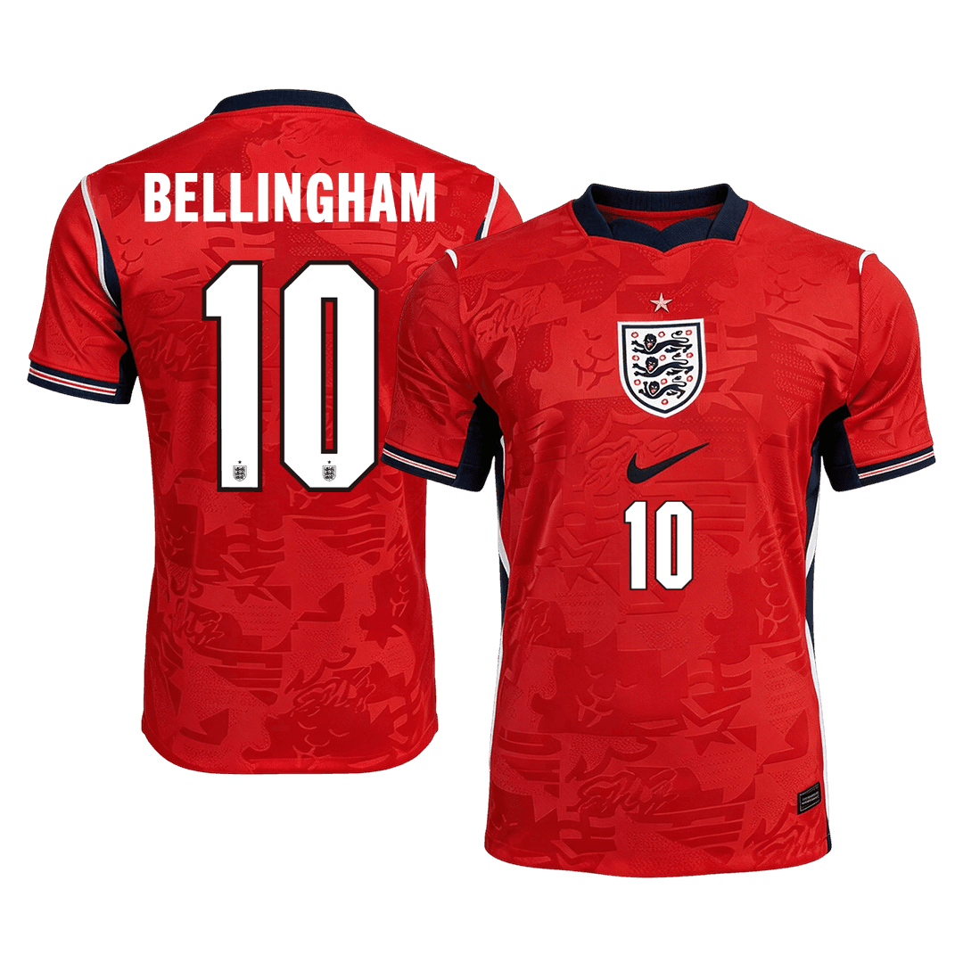 İngiltere 2026 Dünya Kupası Deplasman Forması BELLINGHAM #10 - Oyuncu Versiyonu