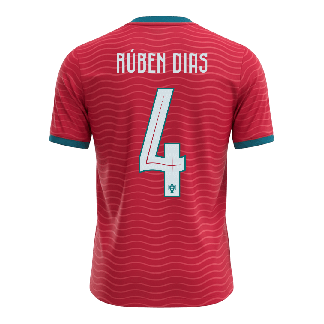 Portekiz 2026 Dünya Kupası İç Saha Forması RÚBEN DIAS #4 [PREMIUM]