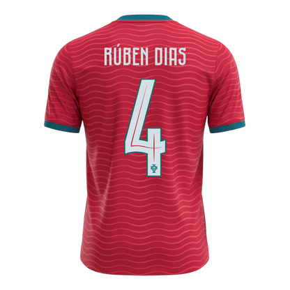 Portekiz 2026 Dünya Kupası İç Saha Forması RÚBEN DIAS #4 [PREMIUM]