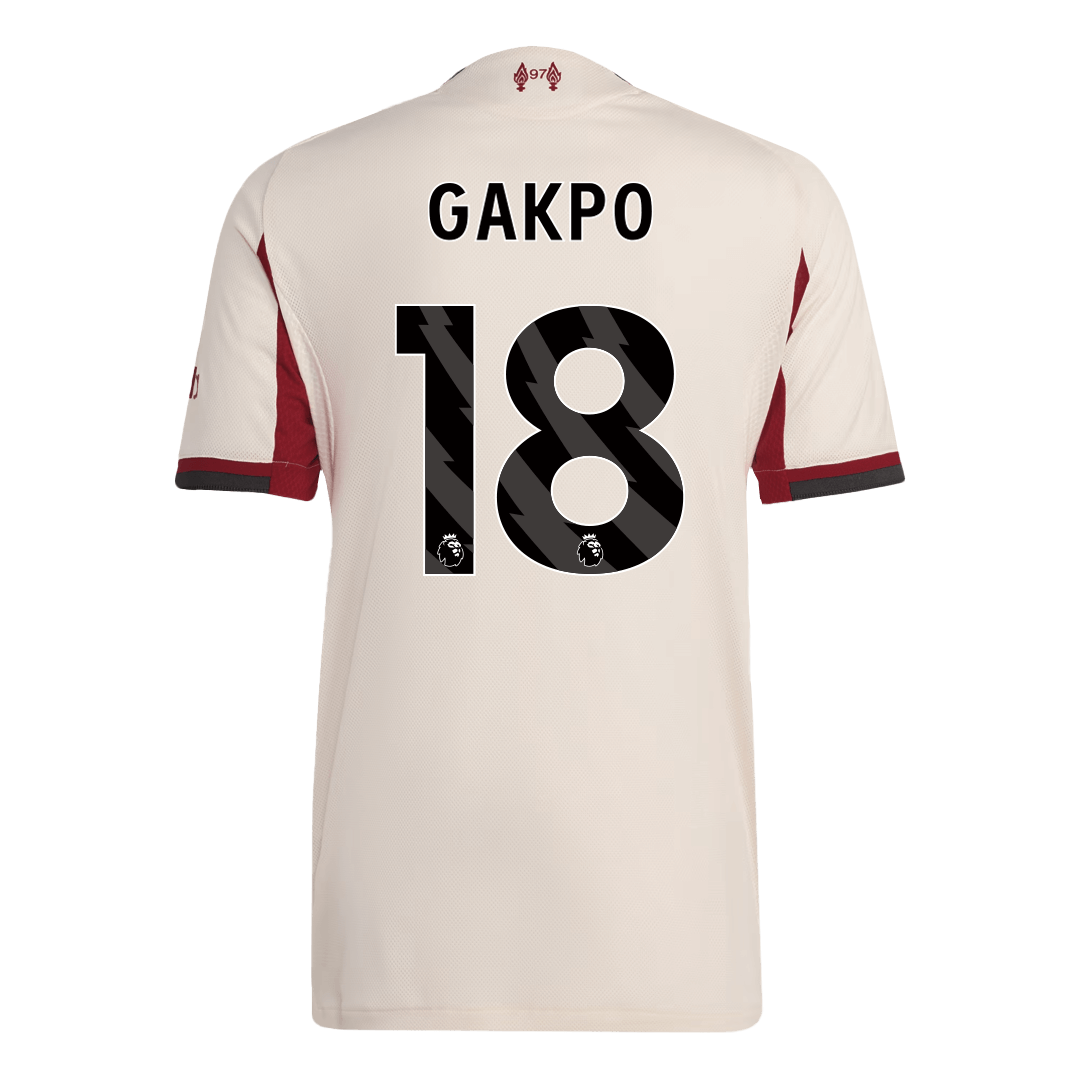 Liverpool 2025/26 Deplasman Forması GAKPO #18 - Oyuncu Versiyonu