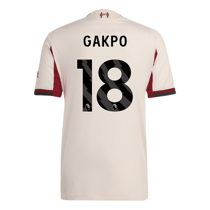 Liverpool 2025/26 Deplasman Forması GAKPO #18 - Oyuncu Versiyonu