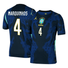 Brazil 2026 Dünya Kupası Deplasman Forması MARQUINHOS #4 - Oyuncu Versiyonu
