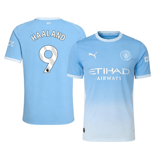 Manchester City 2026/27 İç Saha Forması HAALAND #9 - Oyuncu Versiyonu