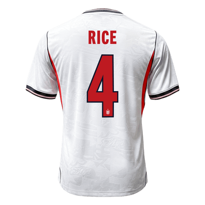 İngiltere 2026 Dünya Kupası İç Saha Forması RICE #4 - Oyuncu Versiyonu