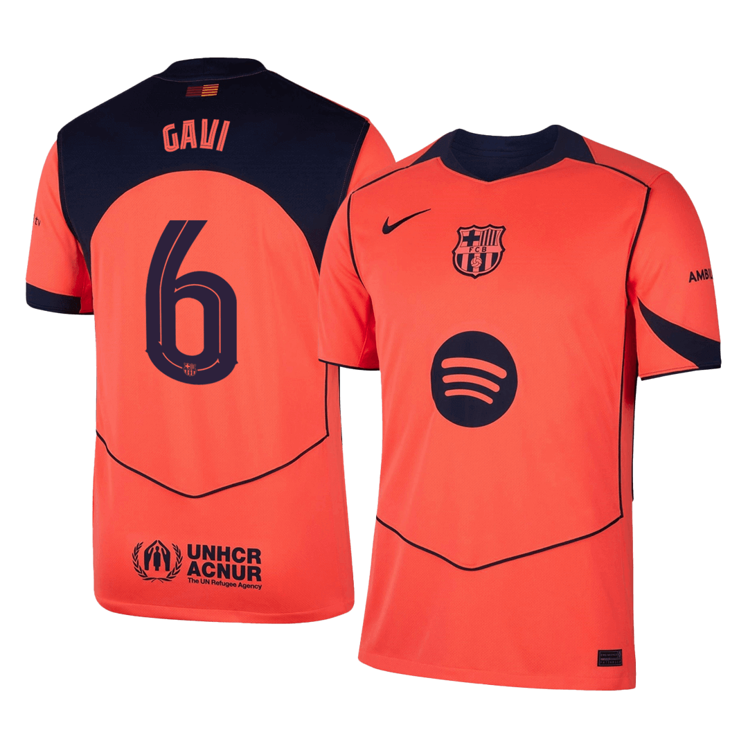 Barcelona 2025/26 Üçüncü Forması GAVI #6 - UCL