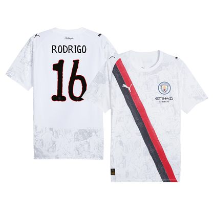 Manchester City 2025/26 Dünya Kupası KidSuper Forması RODRIGO #16 - Kulüpler Dünya Kupası