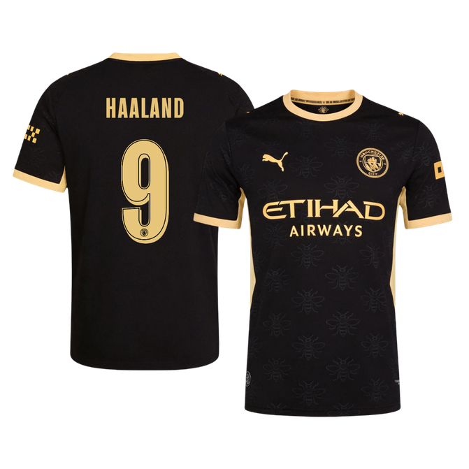 Manchester City 2026/27 Deplasman Forması HAALAND #9 - UCL - Oyuncu Versiyonu