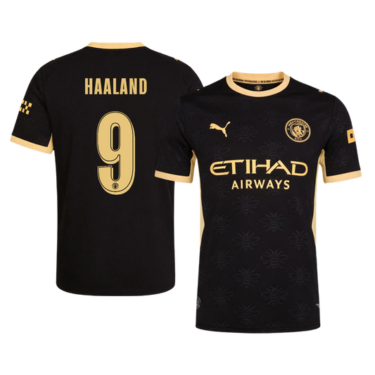 Manchester City 2026/27 Deplasman Forması HAALAND #9 - UCL - Oyuncu Versiyonu