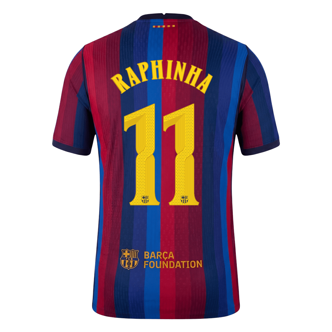 Barcelona 2026/27 İç Saha Forması RAPHINHA #11 - UCL - Oyuncu Versiyonu