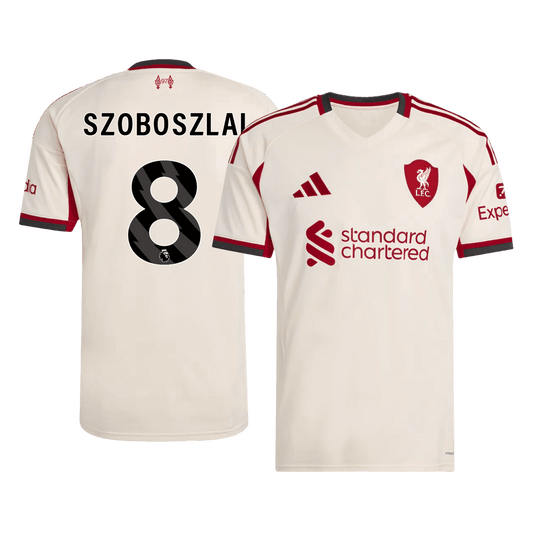 Liverpool 2025/26 Deplasman Forması SZOBOSZLAI #8