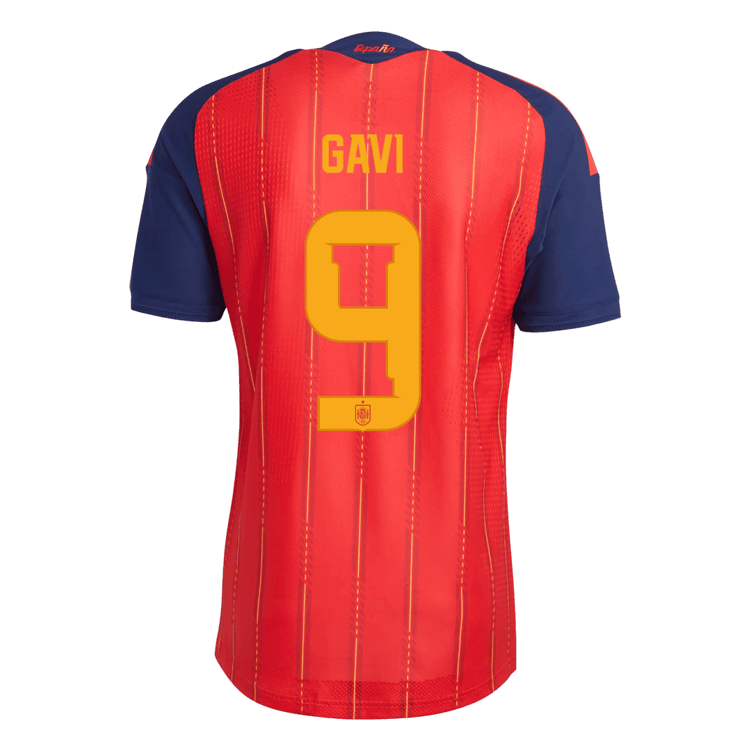 İspanya 2026 Dünya Kupası İç Saha Forması GAVI #9 - Oyuncu Versiyonu