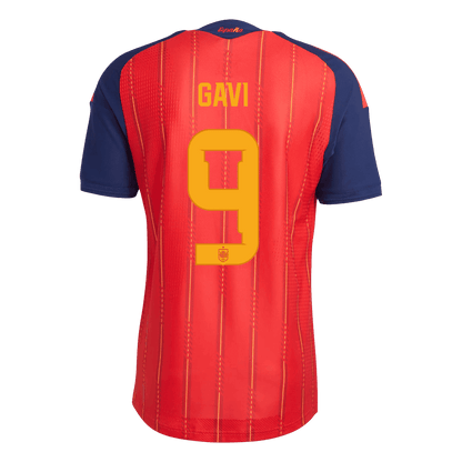 İspanya 2026 Dünya Kupası İç Saha Forması GAVI #9 - Oyuncu Versiyonu