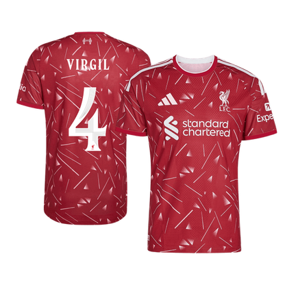 Liverpool 2026/27 İç Saha Forması VIRGIL #4 - UCL - Oyuncu Versiyonu