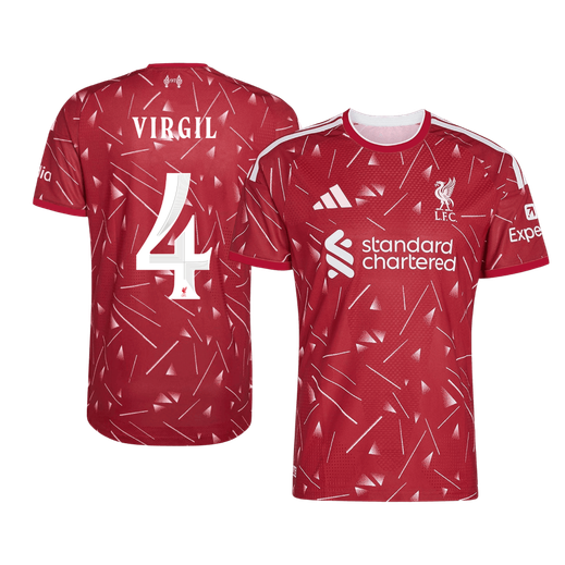 Liverpool 2026/27 İç Saha Forması VIRGIL #4 - UCL - Oyuncu Versiyonu