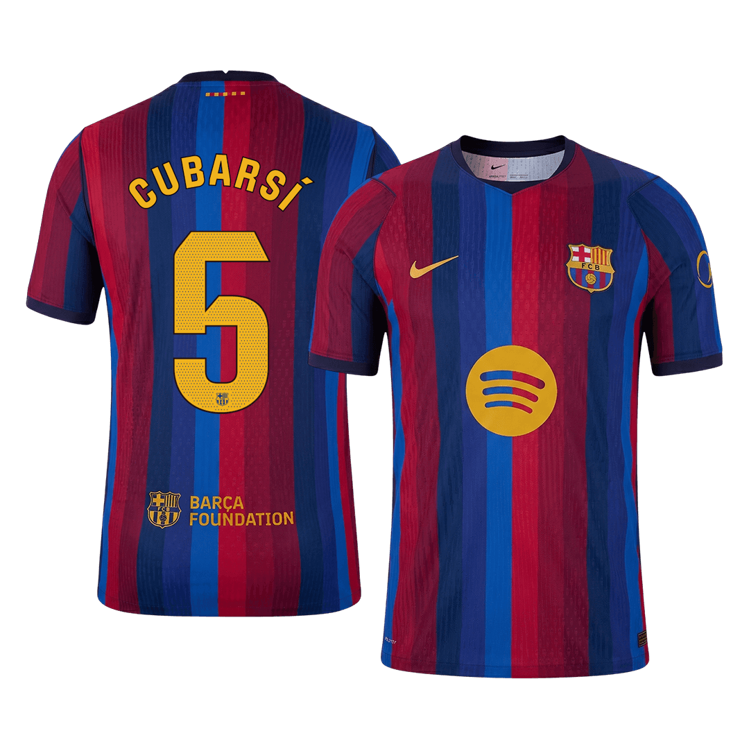 Barcelona 2026/27 İç Saha Forması CUBARSÍ #5 - Oyuncu Versiyonu