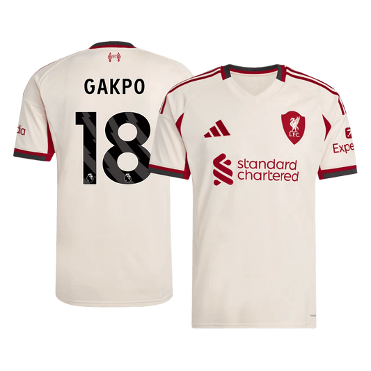 Liverpool 2025/26 Deplasman Forması GAKPO #18