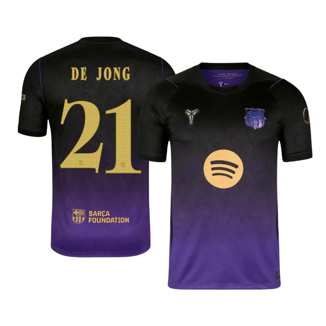 Barcelona 2026/27 Deplasman Forması DE JONG #21 - UCL - Oyuncu Versiyonu