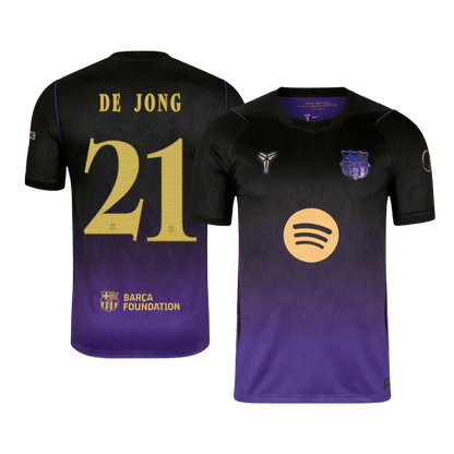 Barcelona 2026/27 Deplasman Forması DE JONG #21 - UCL - Oyuncu Versiyonu