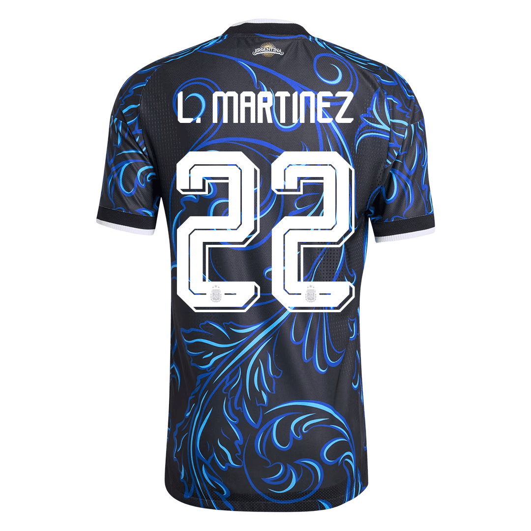 Arjantin 2026 Dünya Kupası Deplasman Forması L. MARTINEZ #22 - Oyuncu Versiyonu