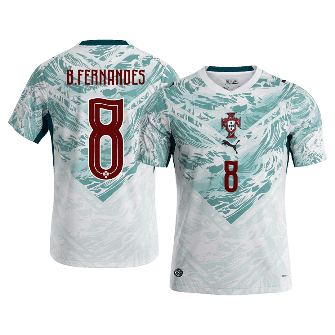 Portekiz 2026 Dünya Kupası Deplasman Forması B.FERNANDES #8
