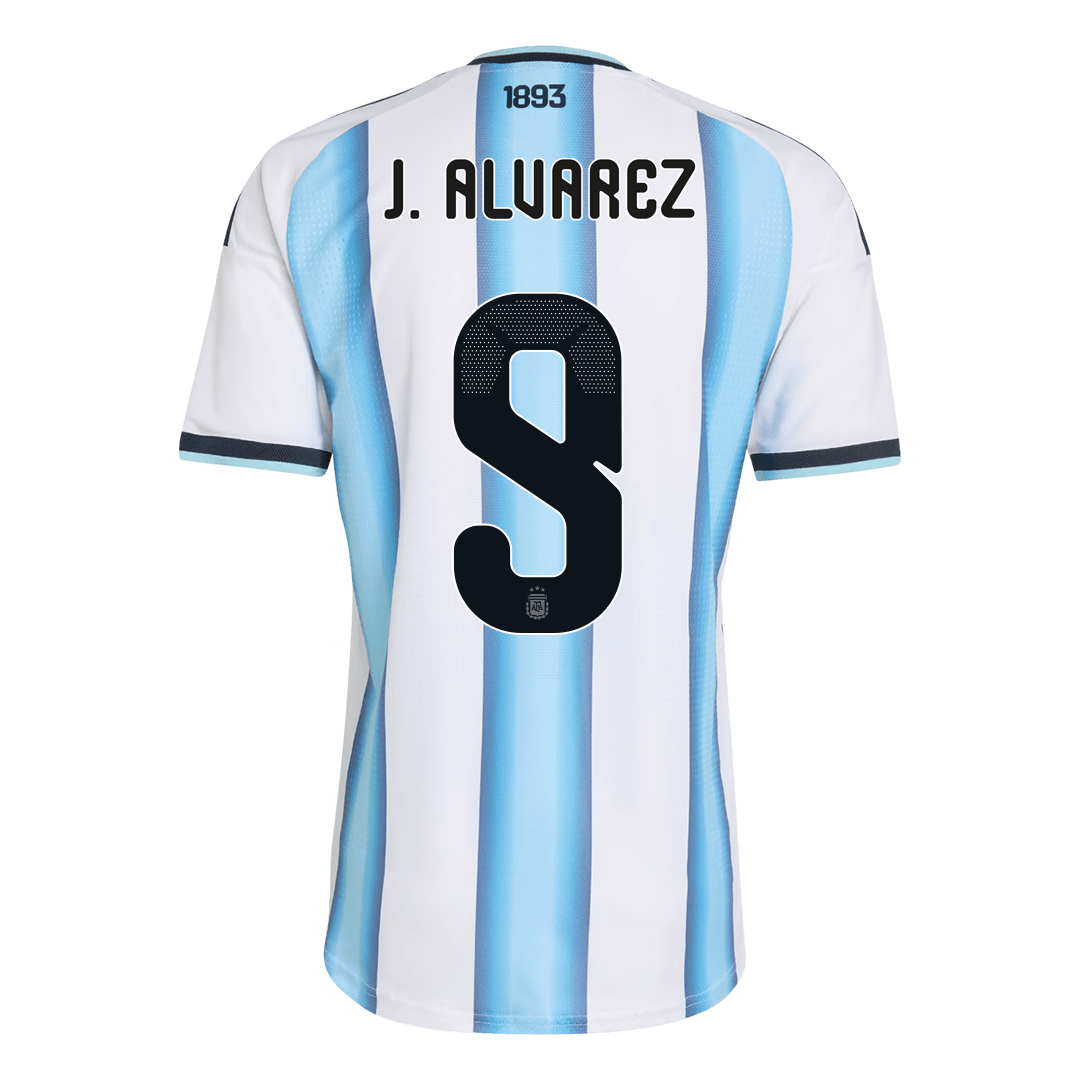 Arjantin 2026 Dünya Kupası İç Saha Forması J. ALVAREZ #9 - Oyuncu Versiyonu