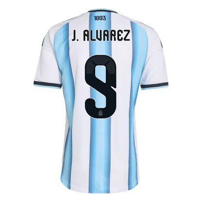 Arjantin 2026 Dünya Kupası İç Saha Forması J. ALVAREZ #9 - Oyuncu Versiyonu