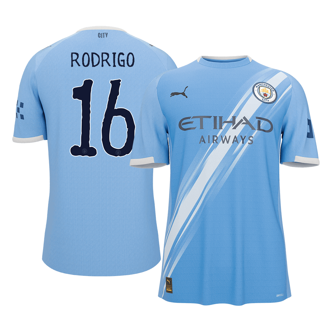 Manchester City 2025/26 Dünya Kupası İç Saha Forması RODRIGO #16 - Kulüpler Dünya Kupası [PREMIUM]