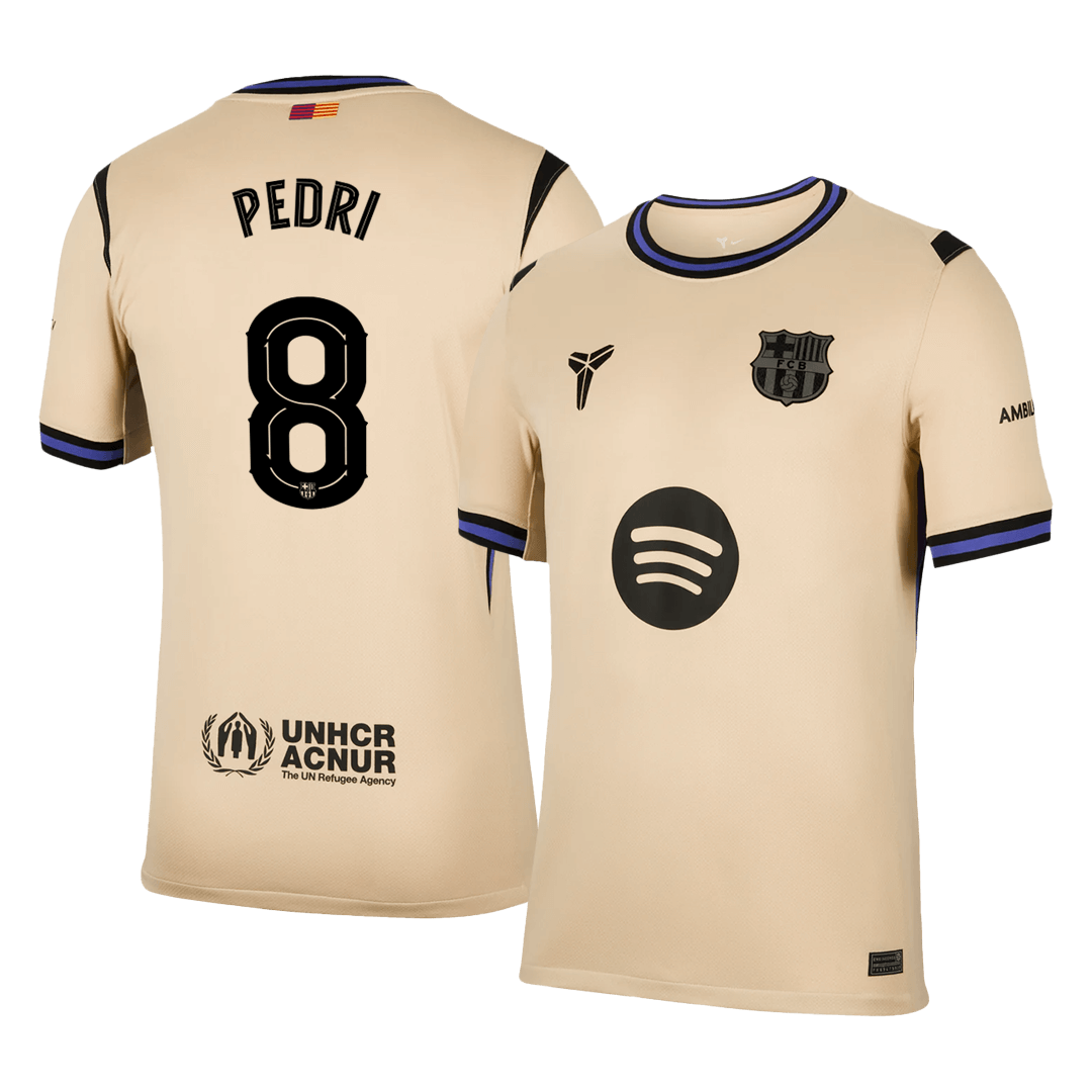 Barcelona 2025/26 Deplasman Forması PEDRI #8 - UCL