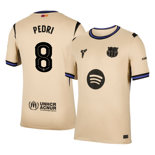 Barcelona 2025/26 Deplasman Forması PEDRI #8 - UCL