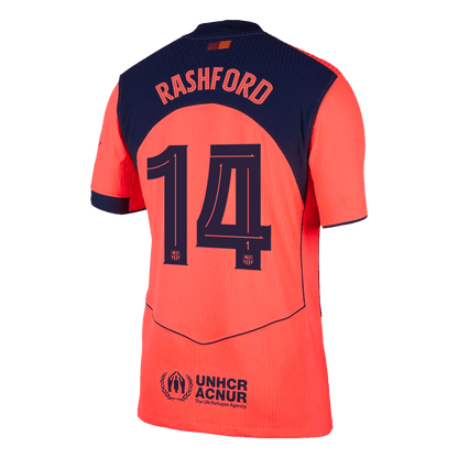 Barcelona 2025/26 Üçüncü Forması RASHFORD #14 - UCL - Oyuncu Versiyonu