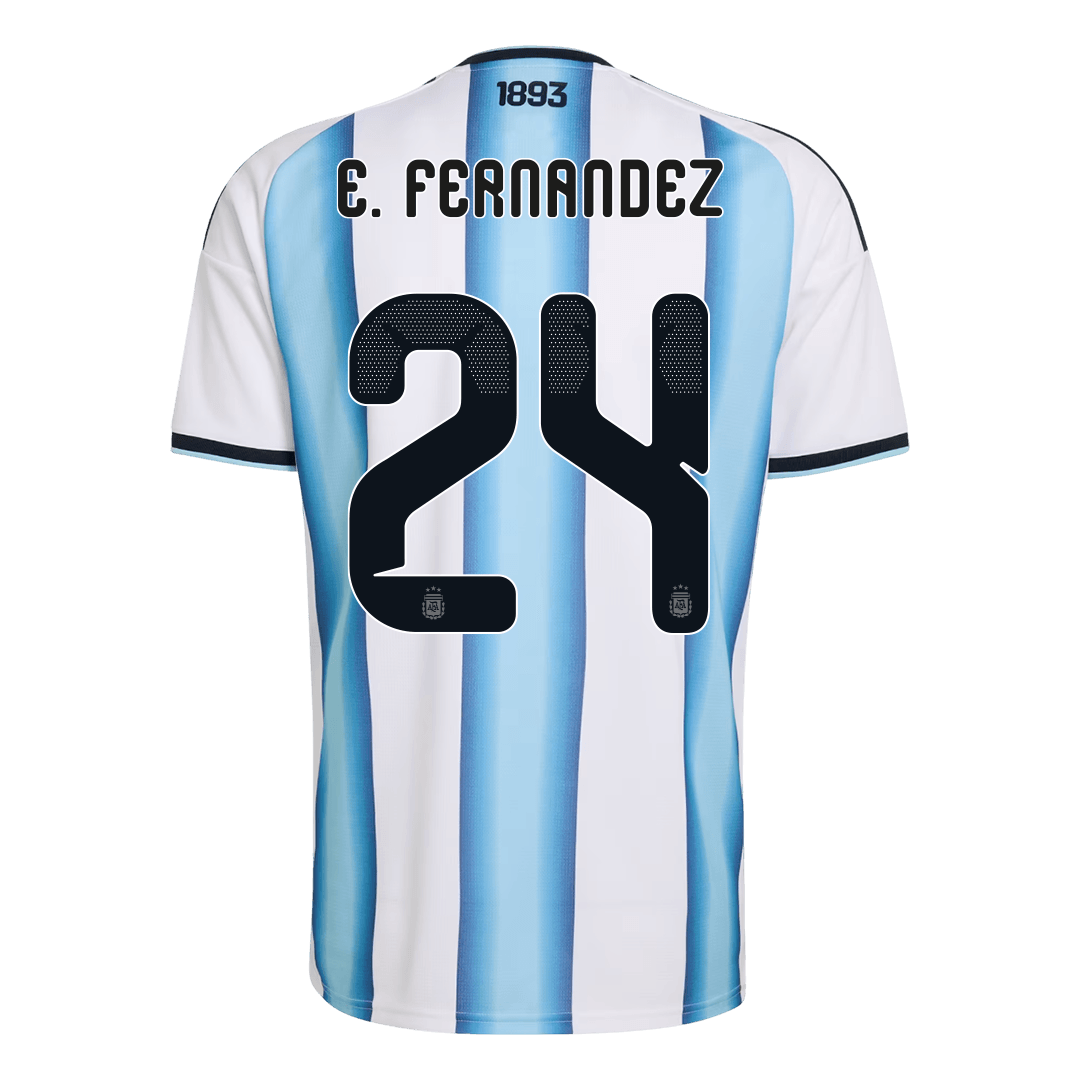 Arjantin 2026 Dünya Kupası İç Saha Forması E. FERNANDEZ #24 [PREMIUM]