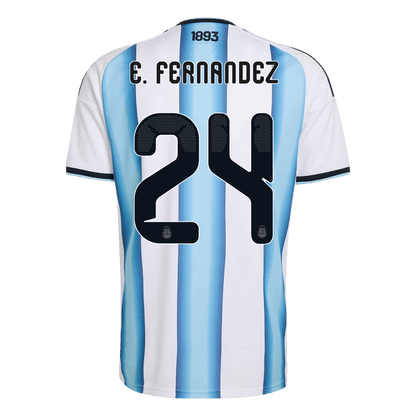 Arjantin 2026 Dünya Kupası İç Saha Forması E. FERNANDEZ #24 [PREMIUM]