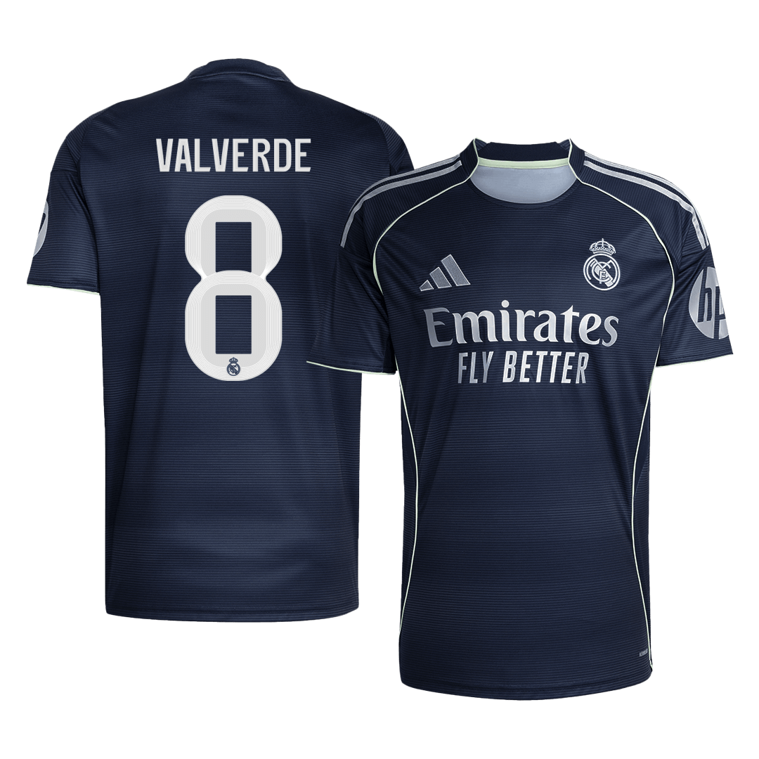 Real Madrid 2025/26 Deplasman Forması VALVERDE #8 [PREMIUM]