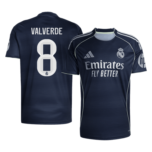 Real Madrid 2025/26 Deplasman Forması VALVERDE #8 [PREMIUM]