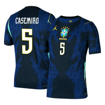 Brazil 2026 Dünya Kupası Deplasman Forması CASEMIRO #5 - Oyuncu Versiyonu
