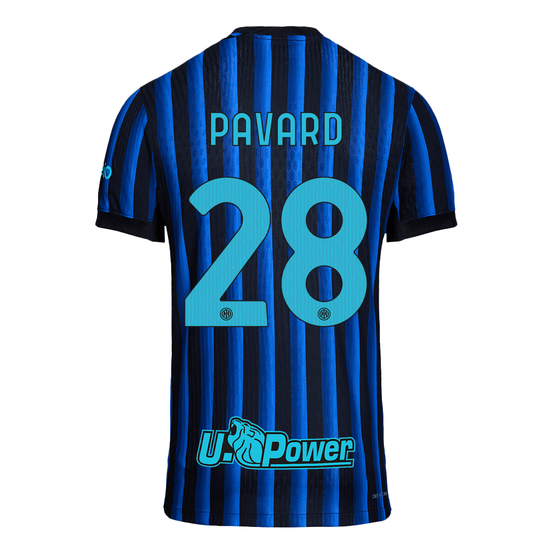 Inter Milan 2025/26 İç Saha Forması PAVARD #28 - Oyuncu Versiyonu