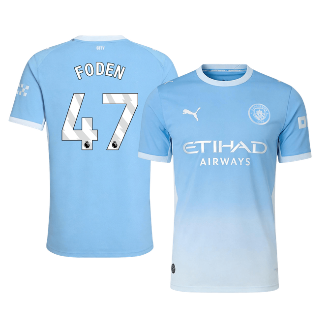 Manchester City 2026/27 İç Saha Forması FODEN #47 - Oyuncu Versiyonu