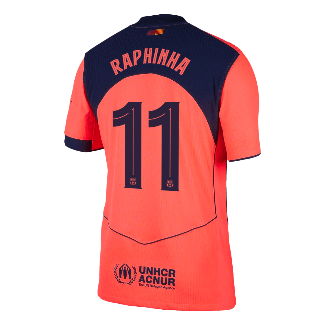 Barcelona 2025/26 Üçüncü Forması RAPHINHA #11 - UCL - Oyuncu Versiyonu