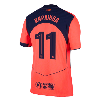 Barcelona 2025/26 Üçüncü Forması RAPHINHA #11 - UCL - Oyuncu Versiyonu