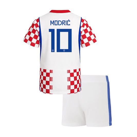 Croatia 2026 Dünya Kupası Çocuk İç Saha Forma Seti MODRIĆ #10