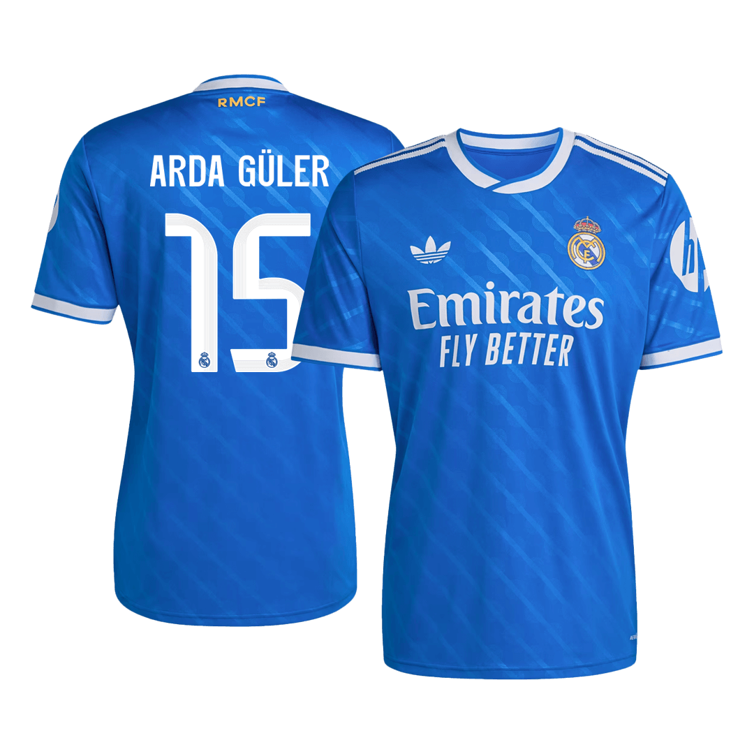 Real Madrid 2025/26 Üçüncü Forması ARDA GÜLER #15