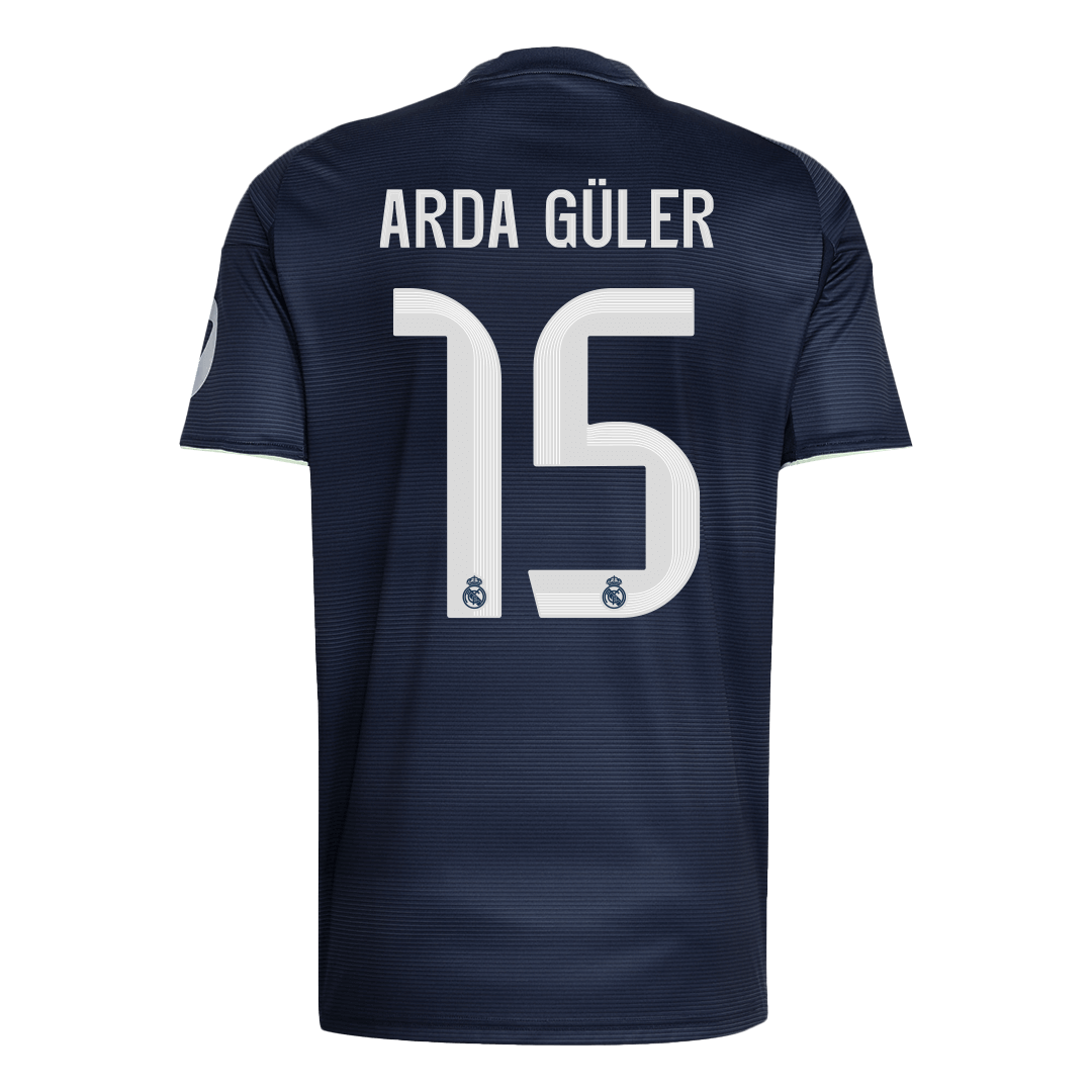 Real Madrid 2025/26 Deplasman Forması ARDA GÜLER #15 [PREMIUM]
