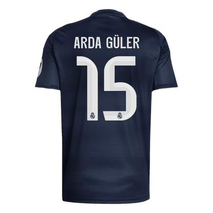 Real Madrid 2025/26 Deplasman Forması ARDA GÜLER #15 [PREMIUM]